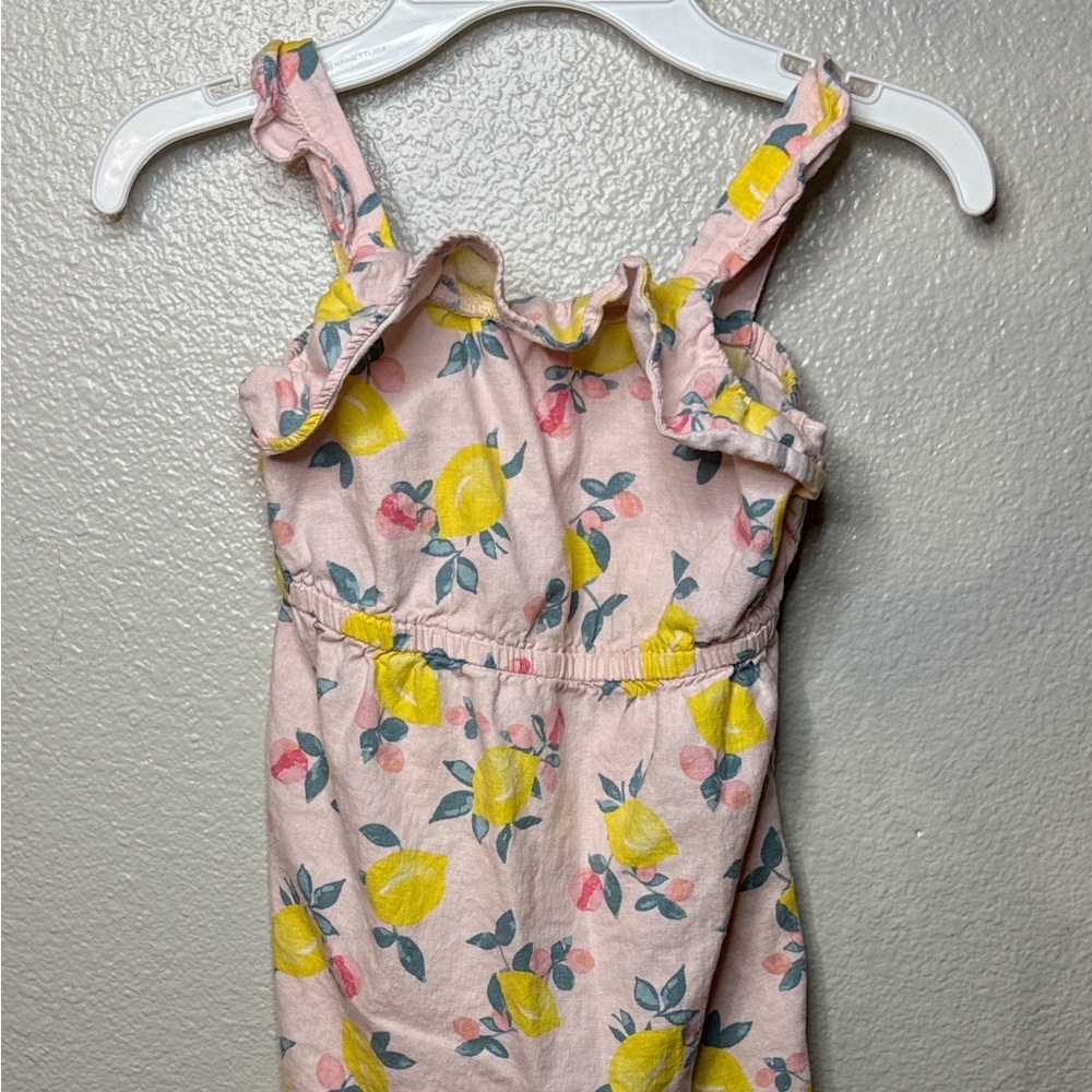 OshKosh B'gosh Pink Lemon Print Dress